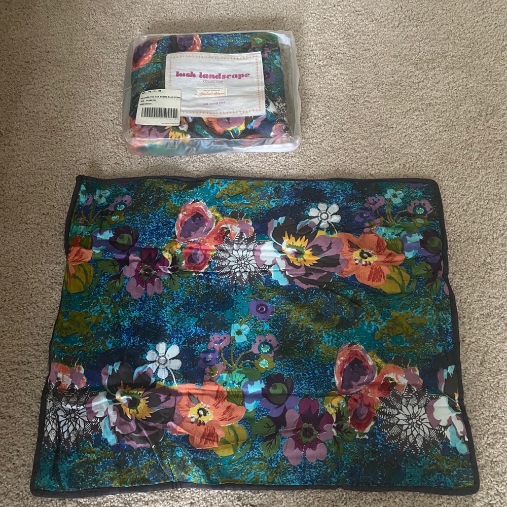 Set of top shams blue
